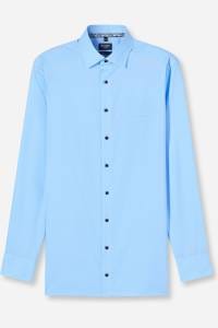 OLYMP Luxor Modern Fit Hemd bleu, Faux-uni