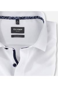OLYMP Luxor Modern Fit Hemd weiss, Einfarbig