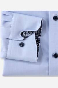 OLYMP Luxor Modern Fit Hemd bleu, Einfarbig