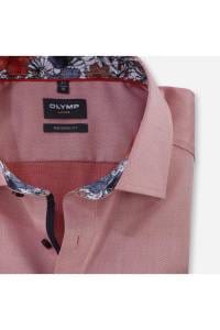 OLYMP Luxor Modern Fit Hemd ziegelrot, Faux-uni