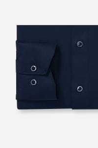 OLYMP Luxor Modern Fit Hemd nachtblau, Faux-uni