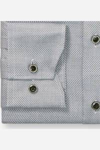 OLYMP Luxor Modern Fit Hemd graugrün, Faux-uni