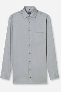 OLYMP Luxor Modern Fit Hemd graugrün, Faux-uni
