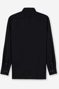 OLYMP Luxor Modern Fit Hemd schwarz, Faux-uni
