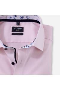OLYMP Luxor Modern Fit Hemd rose, Faux-uni