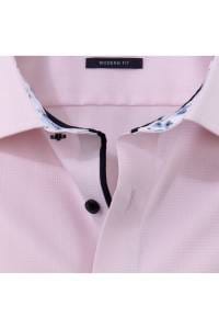 OLYMP Luxor Modern Fit Hemd rose, Faux-uni