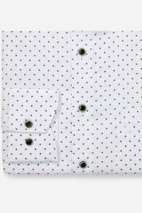 OLYMP Luxor Modern Fit Hemd weiss, Bedruckt