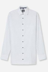OLYMP Luxor Modern Fit Hemd weiss, Bedruckt