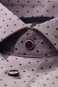 OLYMP Luxor Modern Fit Hemd violett, Bedruckt