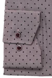 OLYMP Luxor Modern Fit Hemd violett, Bedruckt