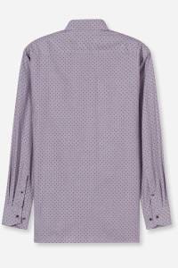 OLYMP Luxor Modern Fit Hemd violett, Bedruckt