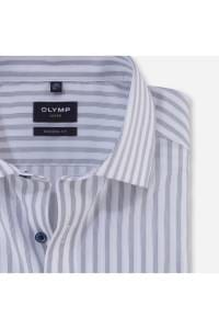 OLYMP Luxor Modern Fit Hemd marine, Gestreift