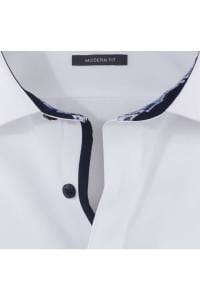 OLYMP Luxor Modern Fit Hemd weiss, Einfarbig