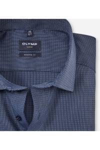 OLYMP Luxor Modern Fit Hemd marine, Faux-uni