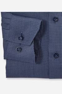 OLYMP Luxor Modern Fit Hemd marine, Faux-uni