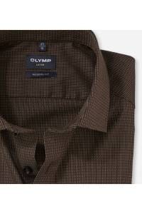 OLYMP Luxor Modern Fit Hemd braun, Faux-uni