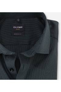OLYMP Luxor Modern Fit Hemd grün, Faux-uni