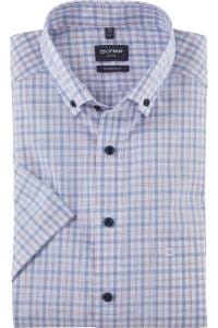 OLYMP Luxor Modern Fit Hemd rosenholz, Kariert