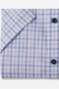 OLYMP Luxor Modern Fit Hemd rosenholz, Kariert