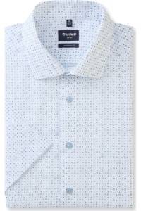 OLYMP Luxor Modern Fit Hemd weiss, Bedruckt