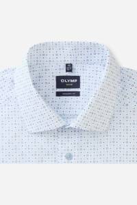 OLYMP Luxor Modern Fit Hemd weiss, Bedruckt