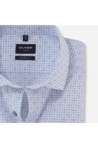 OLYMP Luxor Modern Fit Hemd weiss, Bedruckt