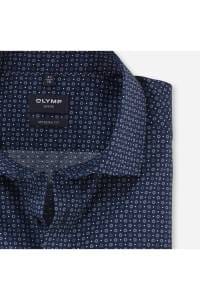OLYMP Luxor Modern Fit Hemd marine, Bedruckt