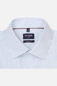 OLYMP Luxor Modern Fit Hemd bleu, Gestreift