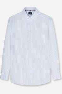 OLYMP Luxor Modern Fit Hemd bleu, Gestreift