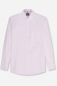 OLYMP Luxor Modern Fit Hemd hellrose, Gestreift