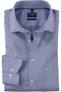 OLYMP Luxor Modern Fit Hemd marine, Faux-uni