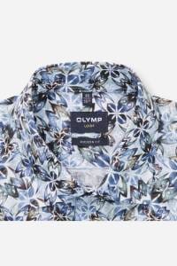 OLYMP Luxor Modern Fit Hemd weiss, Bedruckt