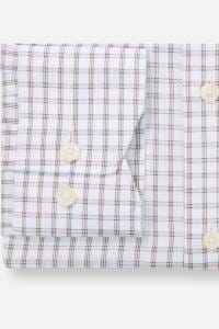OLYMP Luxor Modern Fit Hemd nougat, Kariert