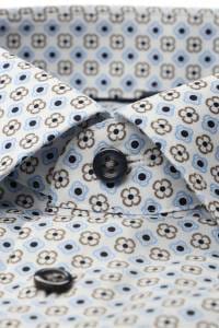 OLYMP Luxor Modern Fit Hemd weiss, Bedruckt