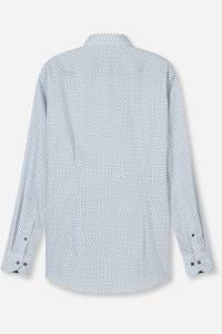 OLYMP Luxor Modern Fit Hemd weiss, Bedruckt