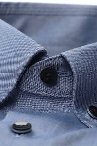 OLYMP Luxor Modern Fit Hemd rauchblau, Einfarbig