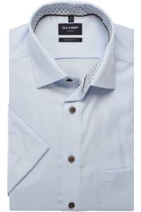 OLYMP Luxor Modern Fit Hemd bleu, Einfarbig