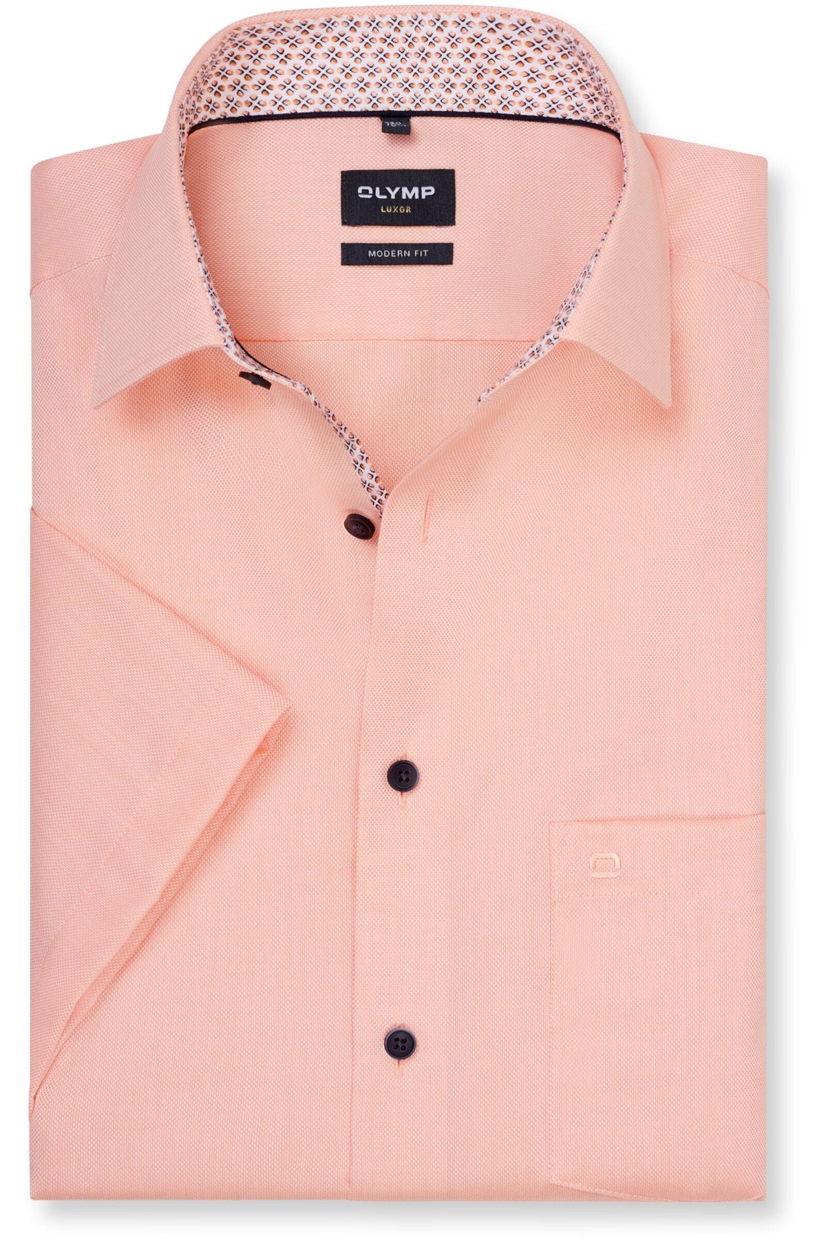 OLYMP Luxor Modern Fit Hemd orange, Einfarbig
