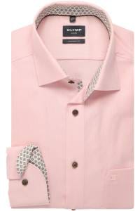 OLYMP Luxor Modern Fit Hemd pink, Einfarbig