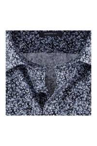 OLYMP Luxor Modern Fit Hemd marine, Bedruckt