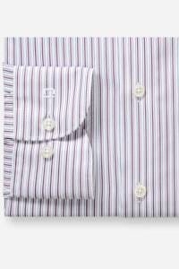 OLYMP Luxor Modern Fit Hemd mauve, Gestreift