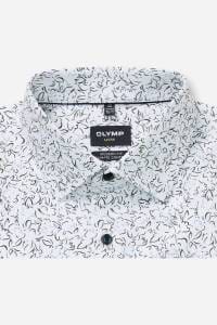 OLYMP Luxor Performance Climate Control Modern Fit Hemd weiss, Bedruckt