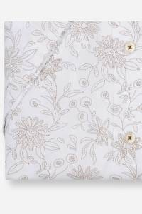 OLYMP Luxor Modern Fit Hemd weiss, Blumen