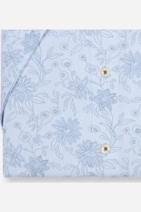 OLYMP Luxor Modern Fit Hemd bleu, Blumen