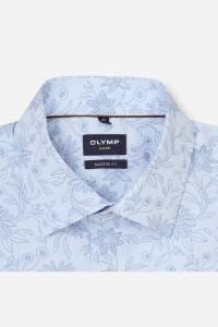 OLYMP Luxor Modern Fit Hemd bleu, Blumen