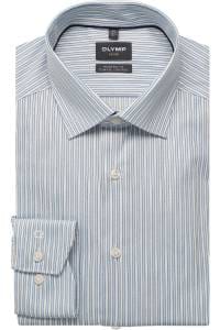 OLYMP Luxor Performance Climate Control Modern Fit Hemd bleu, Gestreift