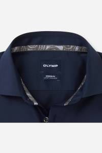 OLYMP Luxor Modern Fit Hemd kobalt, Einfarbig