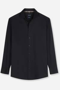 OLYMP Luxor Modern Fit Hemd schwarz, Einfarbig