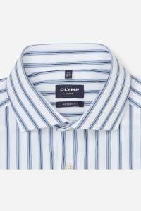 OLYMP Luxor Modern Fit Hemd bleu, Gestreift