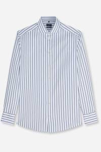 OLYMP Luxor Modern Fit Hemd bleu, Gestreift